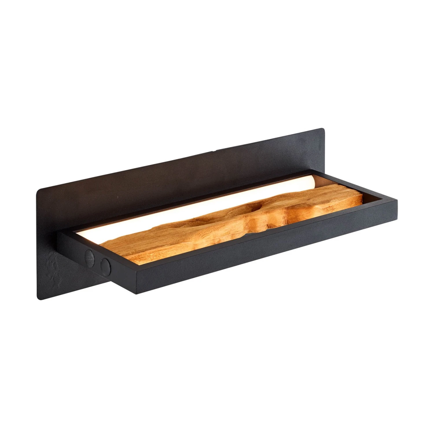BRILLIANT Applique LED Chaumont En Bois 3 BRILLIANT Applique LED Chaumont En Bois
