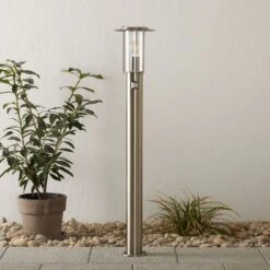 BRILLIANT Borne Lumineuse York Avec Détecteur De Mouvement