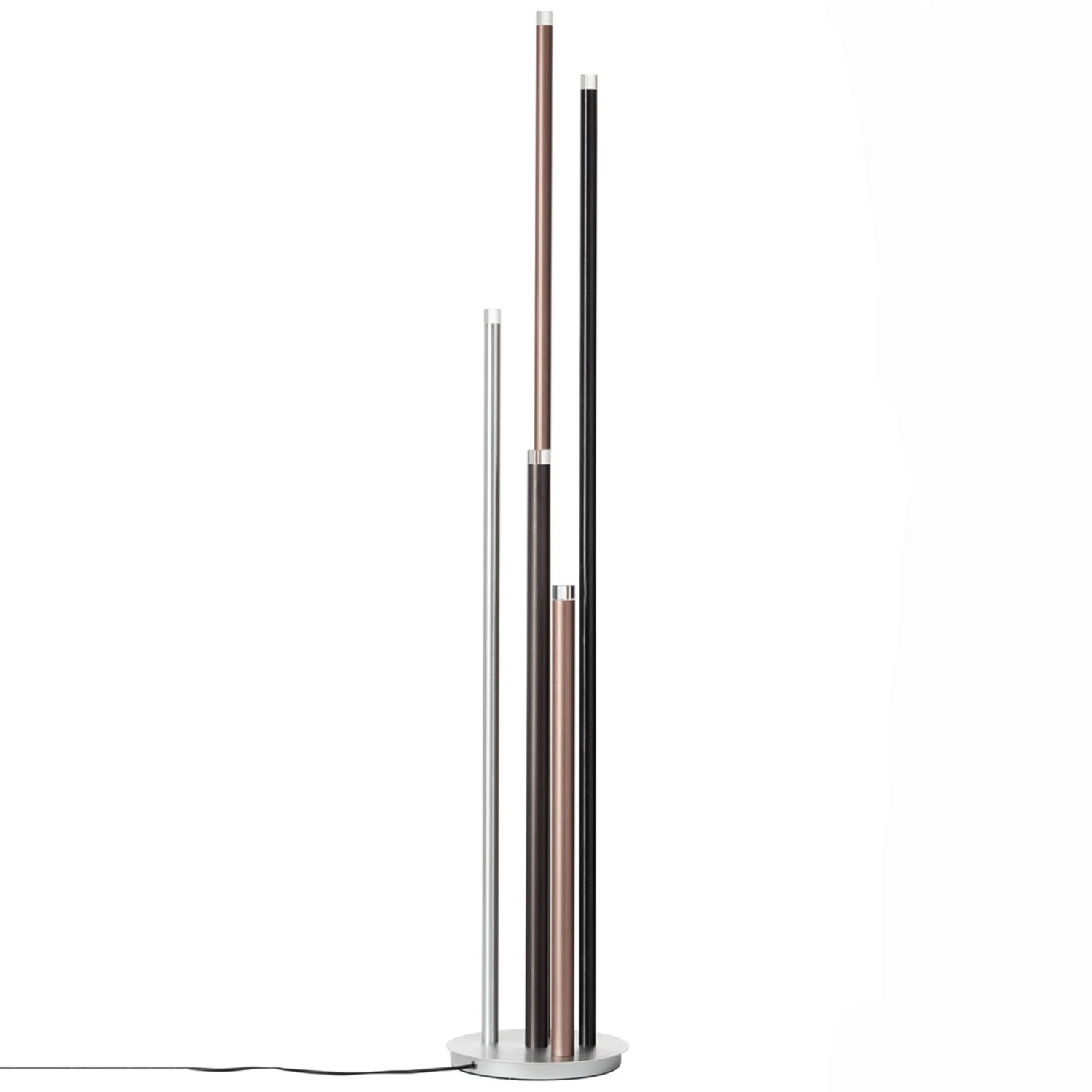 BRILLIANT Lampadaire LED Cembalo 5 lampes Variateur à Pied 3 BRILLIANT Lampadaire LED Cembalo 5 lampes Variateur à Pied