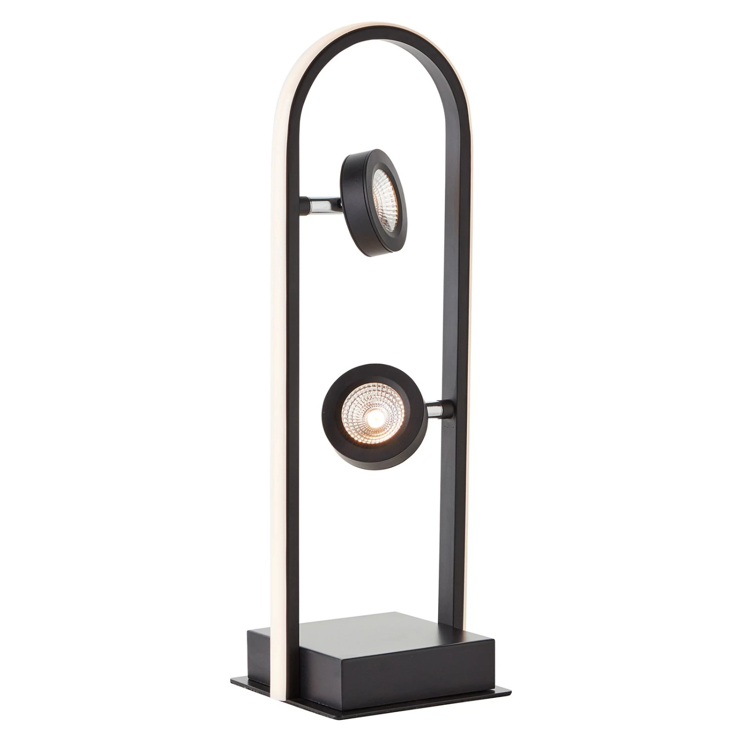 BRILLIANT Lampe à Poser LED Nebeker, à 2 Lampes 3 BRILLIANT Lampe à Poser LED Nebeker, à 2 Lampes