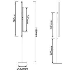 BRILLIANT Lampadaire LED Cembalo, Noir/cuivré 15 BRILLIANT Lampadaire LED Cembalo, Noir/cuivré -BRILLIANT Magasin 1509776 6