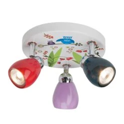 BRILLIANT Plafonnier Birds 7 BRILLIANT Plafonnier Birds -BRILLIANT Magasin deckenleuchte birds metall multicolor 3 flammig 1401190