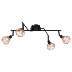 BRILLIANT Plafonnier Dalma III -BRILLIANT Magasin deckenleuchte dalma metall 4 flammig 4293612