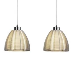 BRILLIANT Suspension Relax II 5 BRILLIANT Suspension Relax II -BRILLIANT Magasin pendelleuchte relax ii glas stahl 3 flammig chrom 4984272